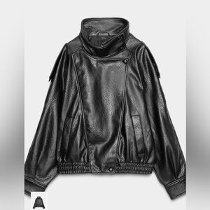 Women's Black Leather Jacket